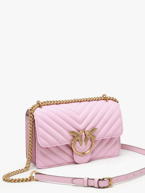 Cross Body Tas Love Bag Quilt Leder Pinko Roze love bag quilt A0GK ander zicht 2